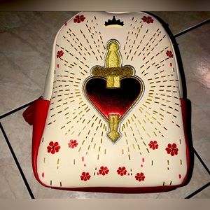 Loungefly Evil Queen Heart Dagger Backpack
